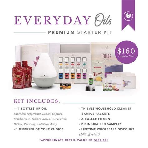 Find great deals on ebay for young living kit. Young Living Premium Starter Kit with Desert MIst diffuser ...