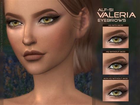 Alf Si Eyebrows 25 Valeria • Sims 4 Downloads Sims 4 Eyebrows Sims