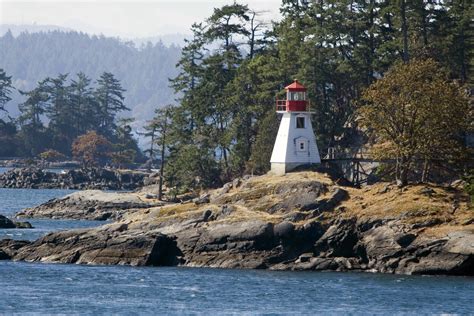 West Coast British Columbia Light House (Portlock Point Li ...