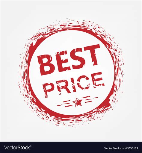 Best Price Stamp Royalty Free Vector Image Vectorstock