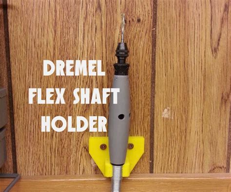 Dremel Flex Shaft Hanger 3 Steps With Pictures Instructables