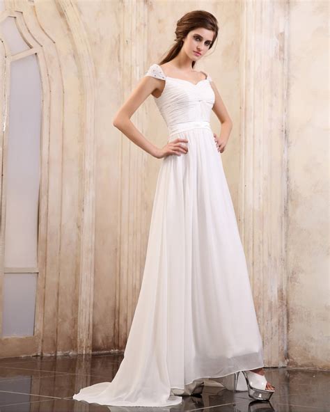 Whiteazalea Simple Dresses Cap Sleeve Wedding Dress Deserves The Best Attention