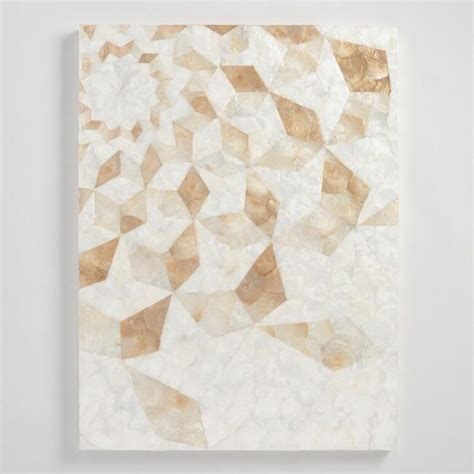Artisans In The Philippines Crafted This Shimmering Capiz Wall Panel By