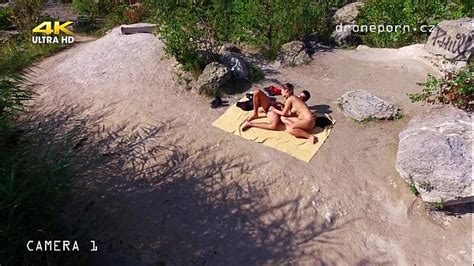 Nude Beach Sex Voyeurs Video Taken By A Drone
