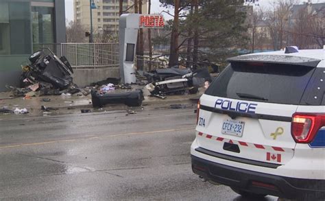 Like Something From The Movies Fatal Port Credit Crash Leaves Car