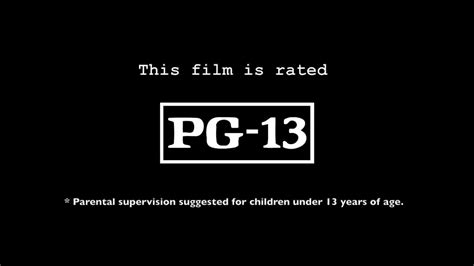 pg 13 rating screen one17 productions youtube