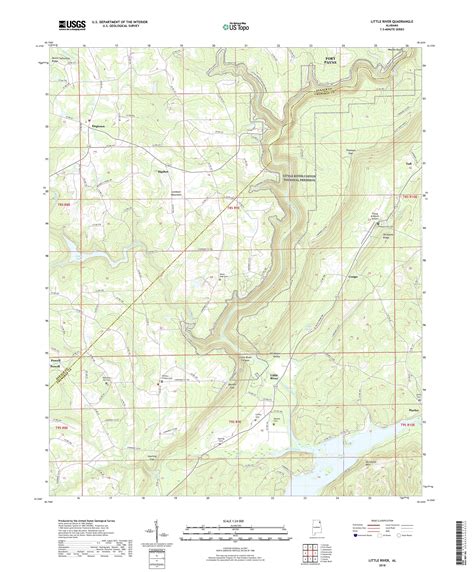 Mytopo Little River Alabama Usgs Quad Topo Map
