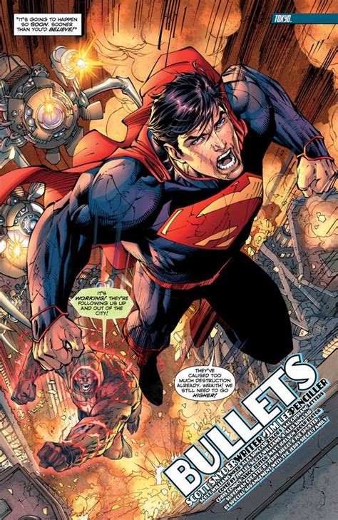 Preview Of Superman Unchained 4 By Scott Snyder And Jim Lee Superman