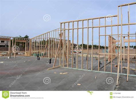 New Home Construction Framing Editorial Stock Photo Image Of Iron