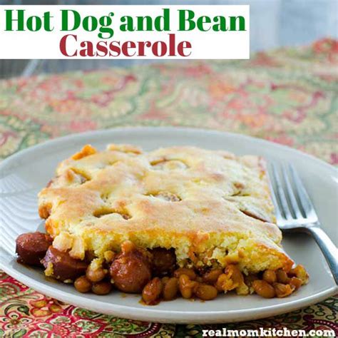 Easy to make, these hot dogs are great for busy days. Hot Dog and Bean Casserole | Recipe | Hot dogs, beans, Bean casserole, Easy cooking