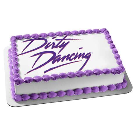 Dirty Dancing Edible Cake Topper Image Abpid53009 A Birthday Place