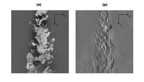Representative Pre Processed Images Of An Axisymmetric Turbulent