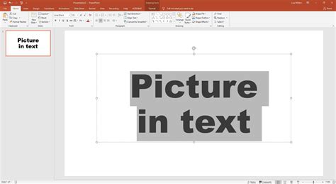 How To Add A Picture Inside The Text On A Powerpoint Slide