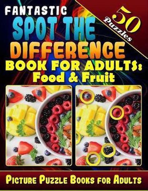 Fantastic Spot The Difference Book For Adults Razorsharp Productions