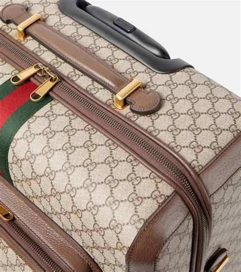Gucci Savoy Medium Carry On Suitcase In Beige Gucci Mytheresa