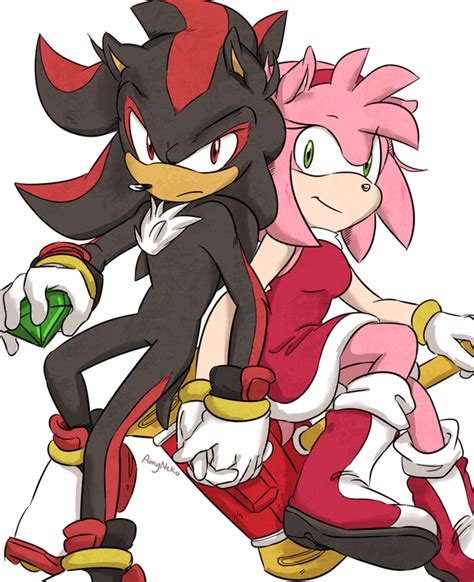 shadow and amy by aimyneko on deviantart shadamy 7u7 pinterest amy deviantart and hedgehogs