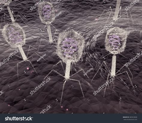 Upclose Electron Microscope Style Illustration