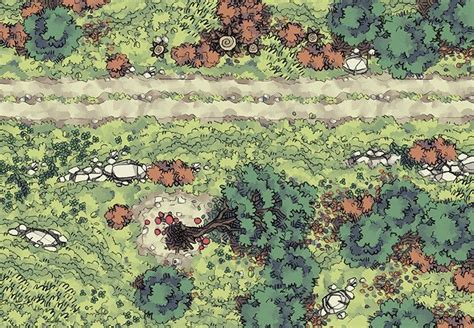 The Forest Tokens Demo Map A Free Battle Map For Dandd Dungeons