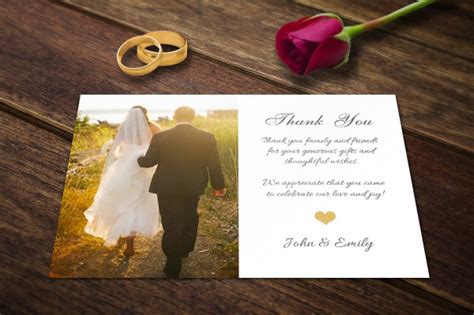 Free 13 Wedding Thank You Card Designs In Psd Vector Eps
