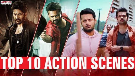 Top 10 Best Action Scenes South Indian Hindi Dubbed Movies Aditya