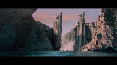 The Gates Of Argonath Or The Pillars Of Kings Lord Of The Rings