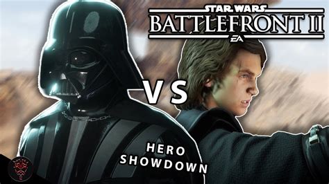 Battlefront 2 Darth Vader Vs Anakin Skywalker Duel Hero Showdown