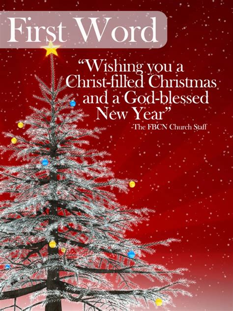 “wishing You A Christ Filled Christmas And A God Blessed New Year