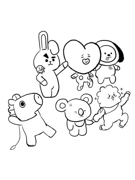 Bt21 Coloring Pages