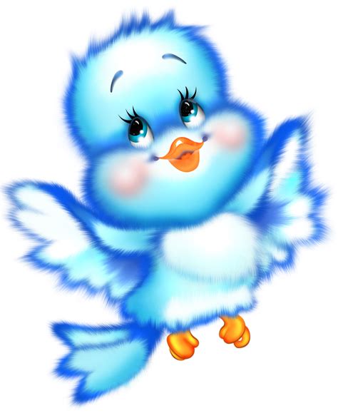 Cute Blue Bird Cartoon Free Clipart Gallery Yopriceville High
