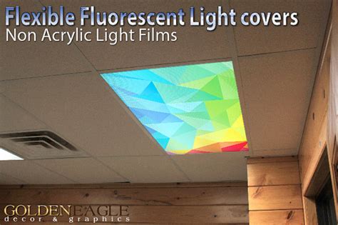 Drop ceiling fluorescent light covers are typically seen in commercial or institutional settings. Flexible Fluorescent Light Cover Films Skylight Ceiling ...