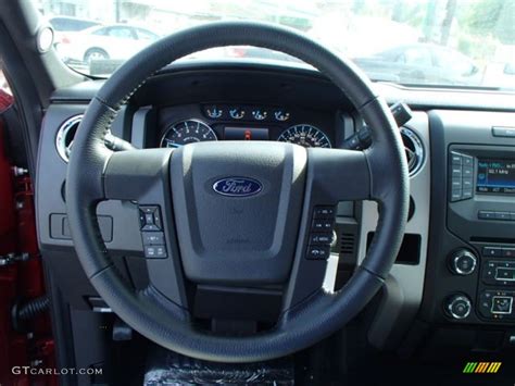 2013 Ford F150 Xlt Supercab 4x4 Steel Gray Steering Wheel Photo