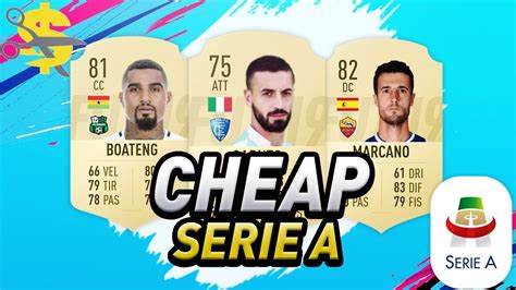 Niente licenza e solo i 3 club retrocessi dalla a, benevento, crotone ed hellas avranno divise e stemmi ufficiali! FIFA 19 | BEAST CHEAP SQUAD BUILDER SERIE A! - YouTube