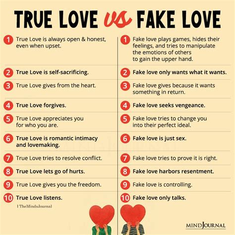 True Love Vs Fake Love Love Quotes