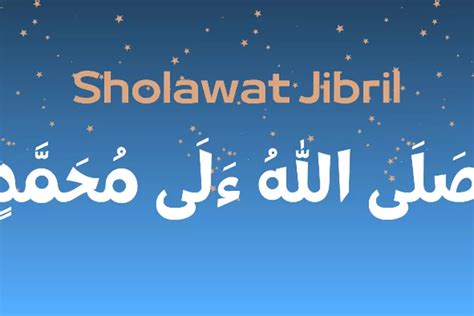 Lirik Sholawat Jibril Shallallahu Ala Muhammad, Sholawat dengan Sejuta