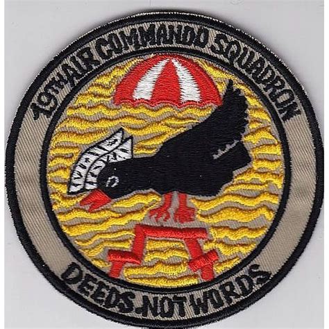 Us Air Force Usaf Vietnam 19th Air Commando Squadron Airborne 4in Diam