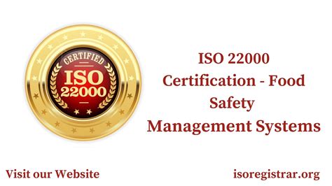 Iso 22000 Certification Food Safety Management Systems