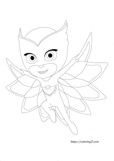 Pj Masks Owlette Coloring Pages 2 Free Coloring Sheets 2021 Free