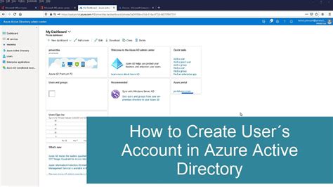 How To Create User´s Account In Azure Active Directory Create Account