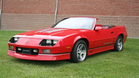 1989 Chevrolet Camaro Iroc Z Convertible Vin 1g1fp31f8kl198735