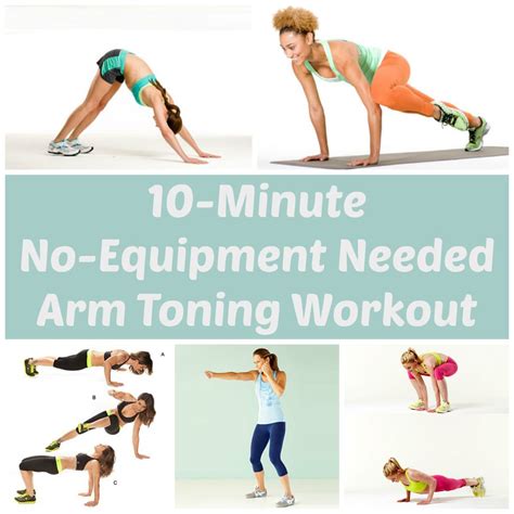 The 10 Move At Home Arm Workout For Strong Shoulders Workout Toning