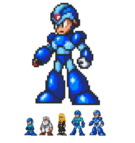 Megaman 8 Bits Pixel Art Maker