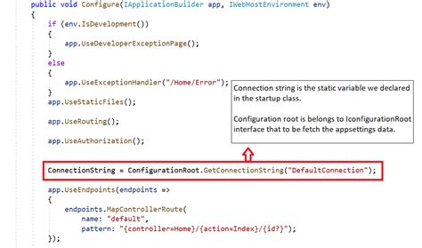 How To Set Connection String Globally In Asp Net Core Coreprogram