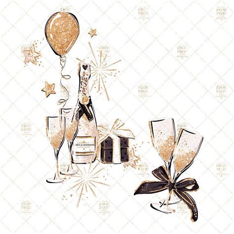 Champagne Clipart Party Champagne Party Transparent Free