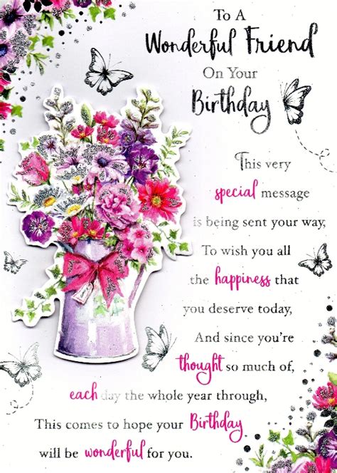 Friend Birthday Card Buy Online Or Call 0161 789 4914