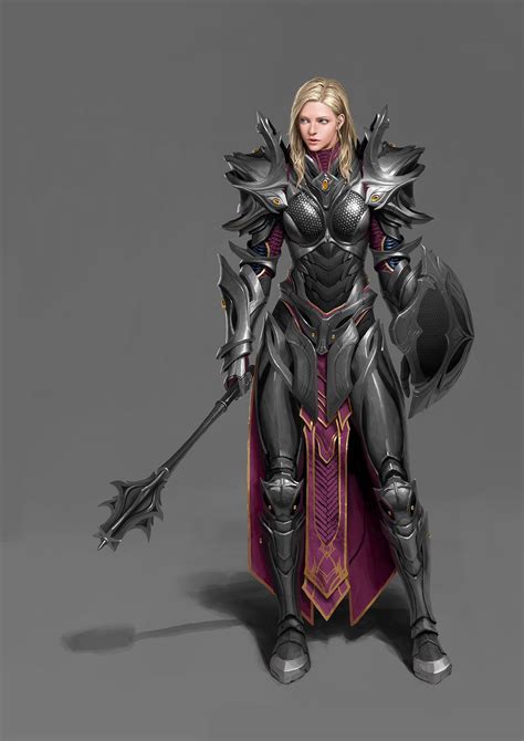 A Paladin Un Lee Fantasy Character Design Warrior Woman Fantasy Characters