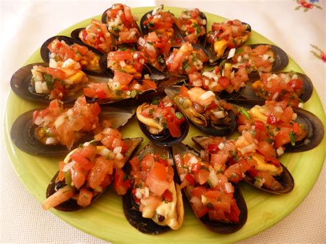 Mejillones con vinagreta