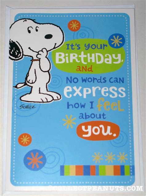 Snoopy Birthday Cards Free Peanuts Birthday Cards Collectpeanuts