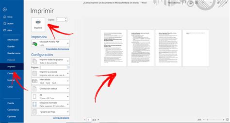 Imprimir Documento En Microsoft Word Guía Paso A Paso 2022 2022