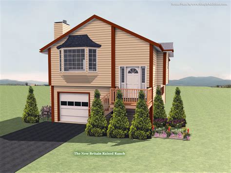 Then here is a ultra modern living space design by bi. The New Britain Raised Ranch House Plan