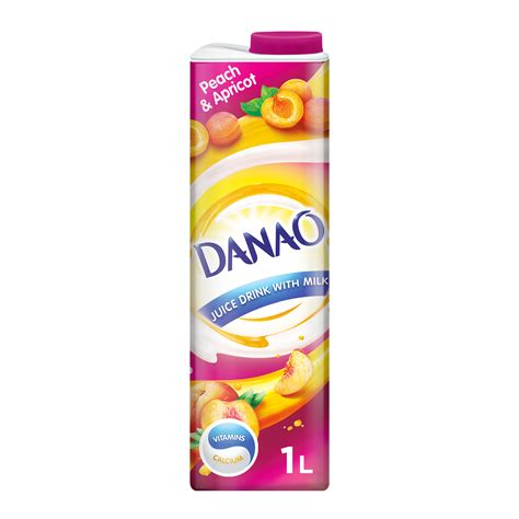 Danao Juice Drink With Milk Peach And Apricot 1litre Online At Best Price Fresh Juice Assorted